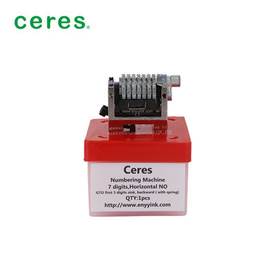 Máy đánh số GTO52 7 chữ số phía sau kiểu ngang 3 chữ số